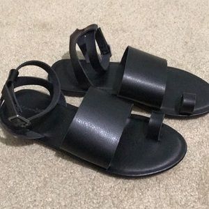 Black Sandals from target